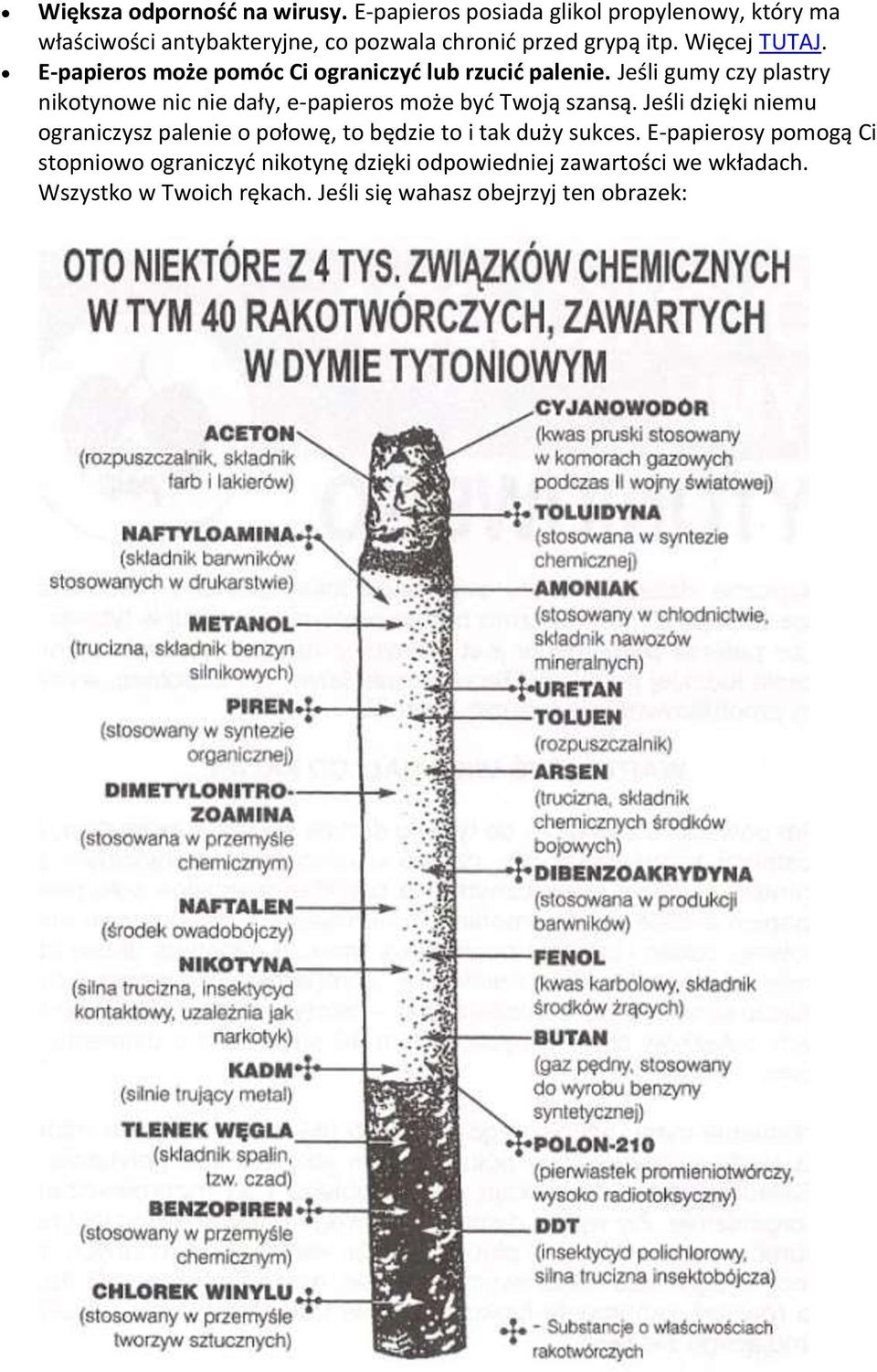 E-papieros może pomóc Ci ograniczyć lub rzucić palenie.