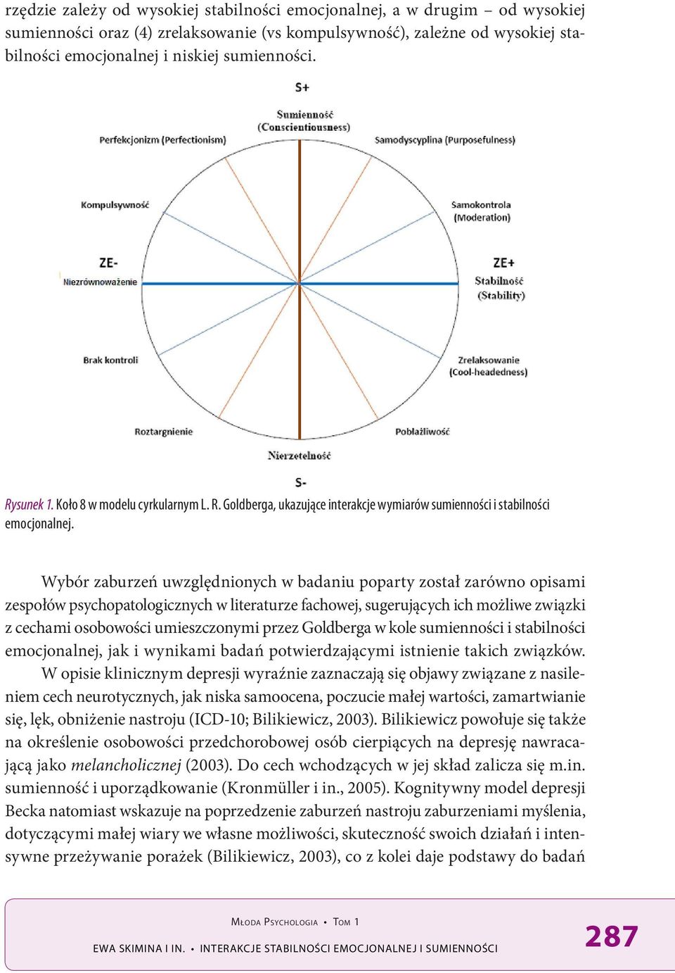 Wybór zaburzeń uwzględnionych w badaniu poparty został zarówno opisami zespołów psychopatologicznych w literaturze fachowej, sugerujących ich możliwe związki z cechami osobowości umieszczonymi przez