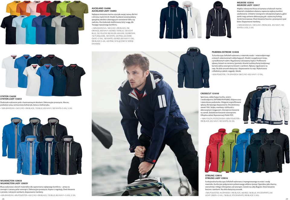 100% BAWEŁNA 180 G/M2 990 BLACK, 296 ORANGE, 850 NAVY, 450 RED, 750 BLUE, 720 LIGHT BLUE, 250 YELLOW, 900 SILVER, 630 LIME, 550 BROWN, 740 TURQUOISE, 100 WHITE, 420 PINK, 655 DARK OLIVE S-XXL, 100