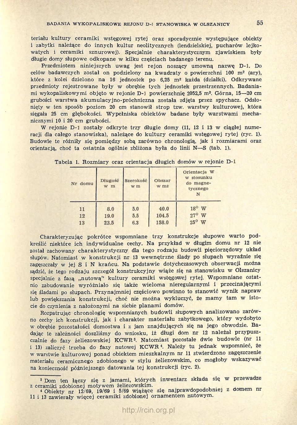 Przedmiotem niniejszych uwag jest rejon noszący umowną nazwę D-1.