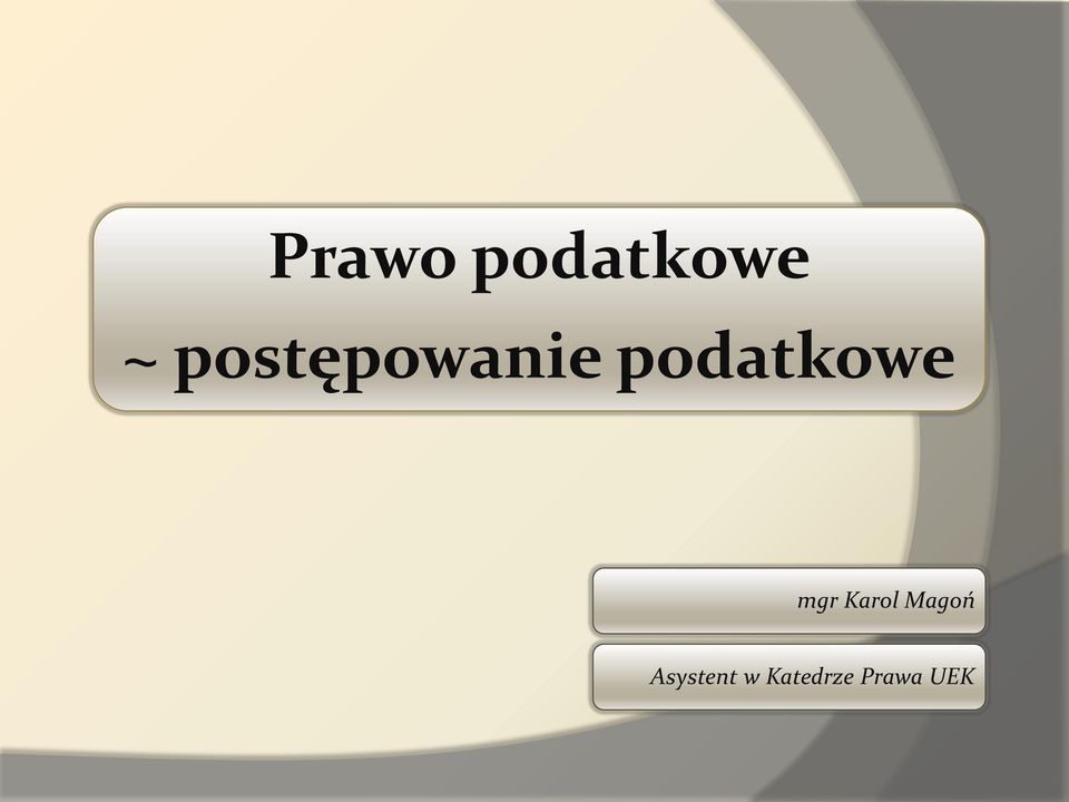 podatkowe mgr Karol