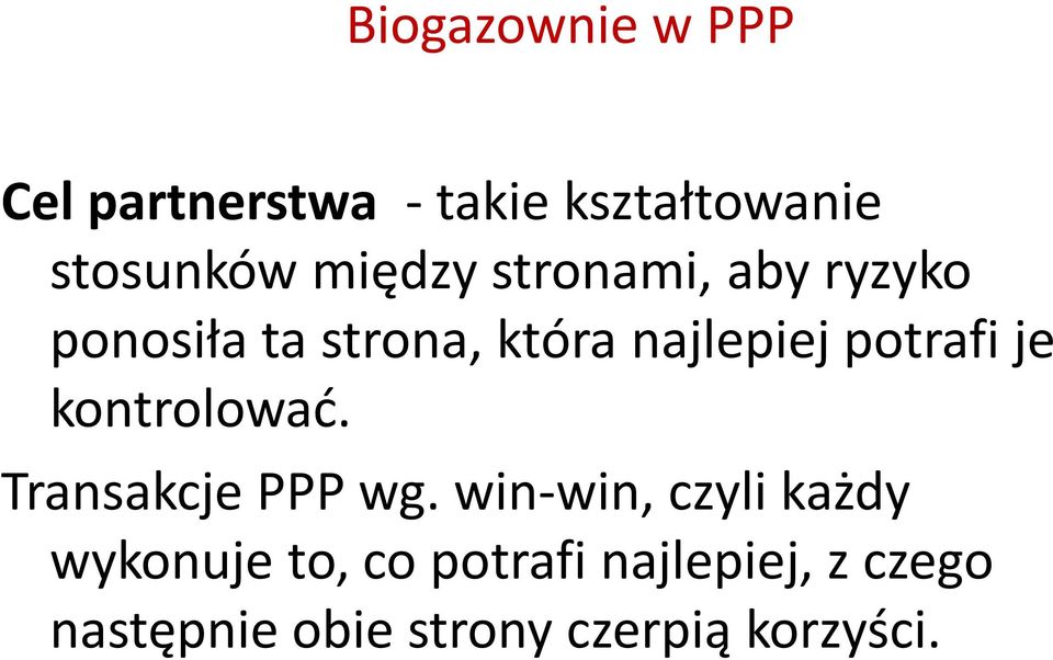 kontrolować. Transakcje PPP wg.