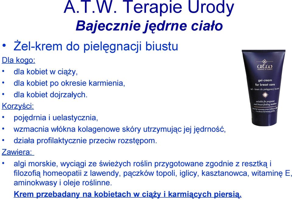 kobiet dojrzałych.
