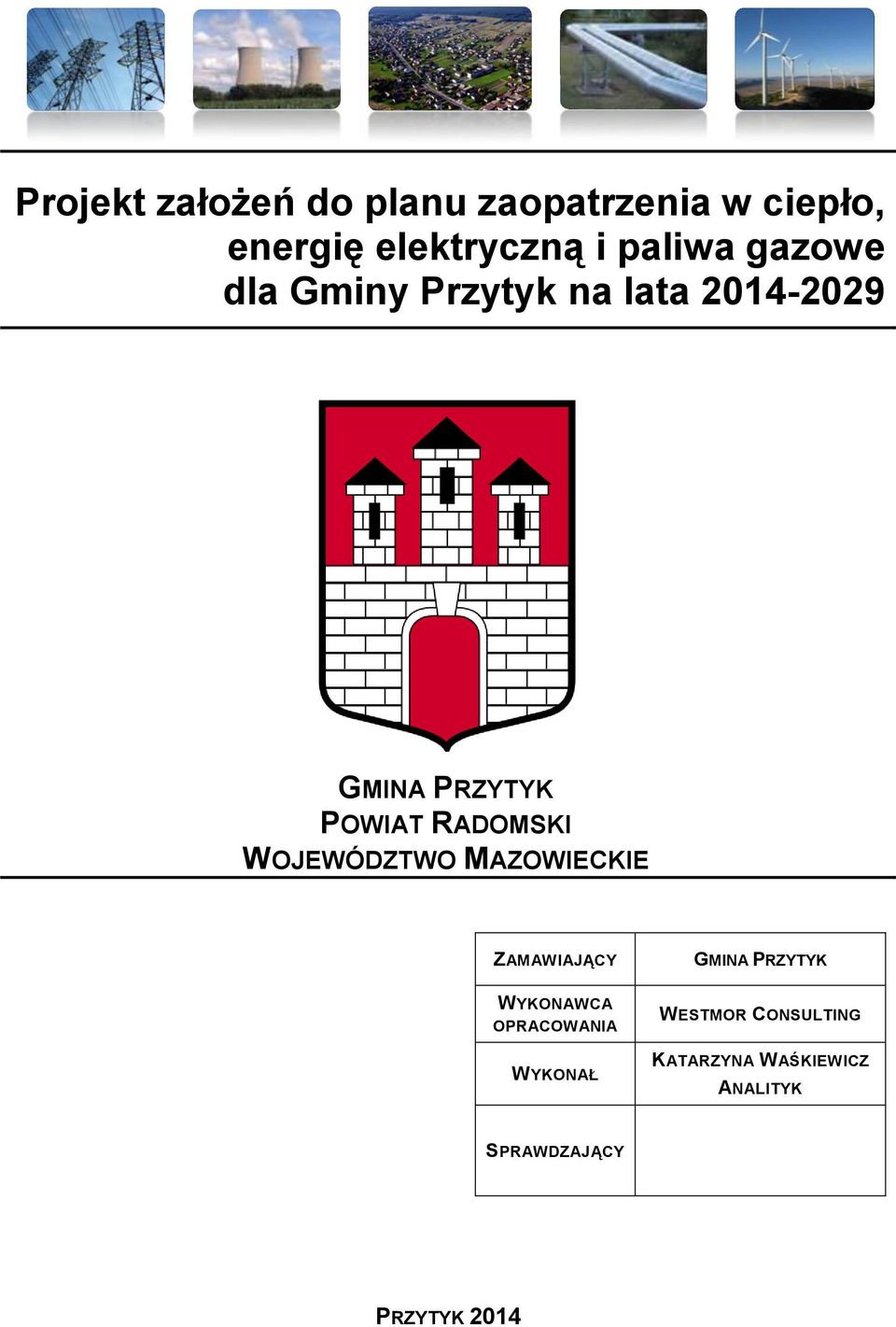 RADOMSKI WOJEWÓDZTWO MAZOWIECKIE ZAMAWIAJĄCY WYKONAWCA OPRACOWANIA WYKONAŁ