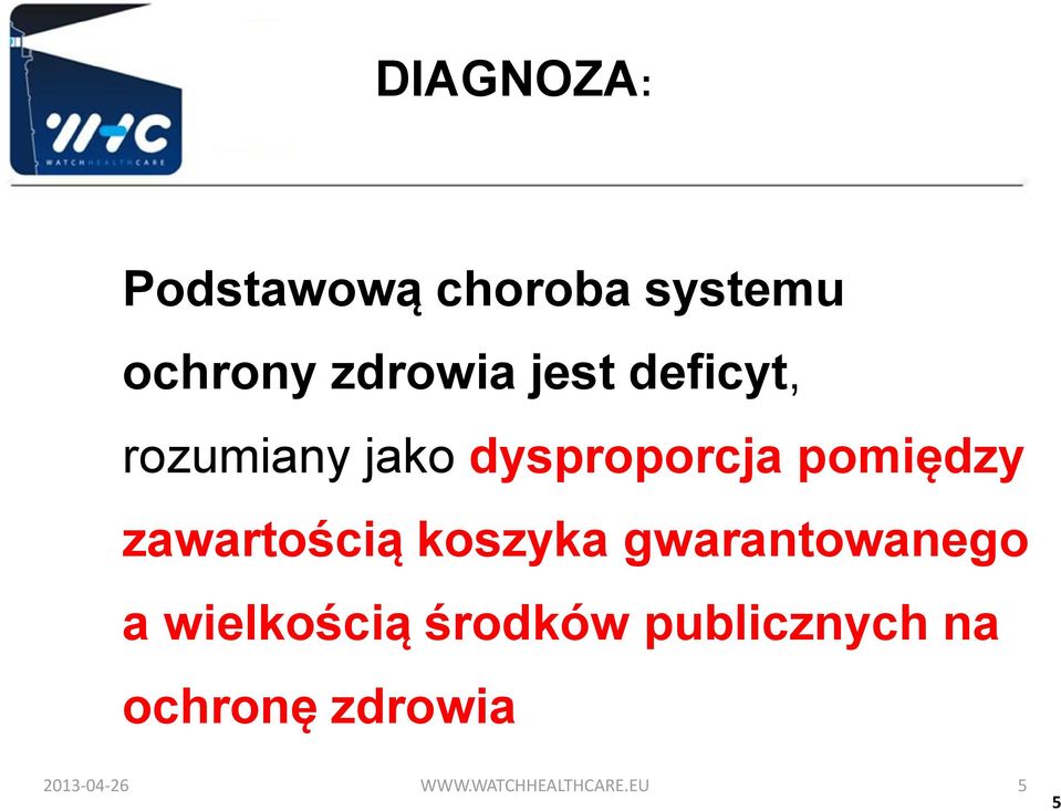 zawartością koszyka gwarantowanego a wielkością środków
