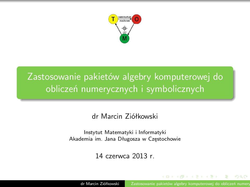 Ziółkowski Instytut Matematyki i Informatyki