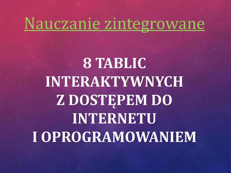 INTERAKTYWNYCH Z