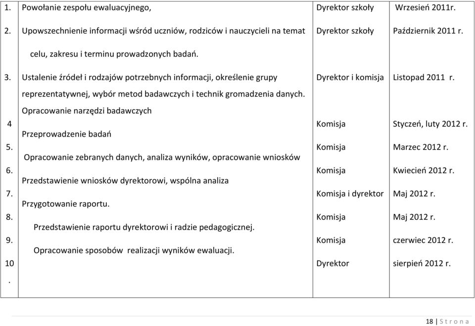 reprezentatywnej, wybór metod badawczych i technik gromadzenia danych. 4 5. 6. 7. 8. 9.