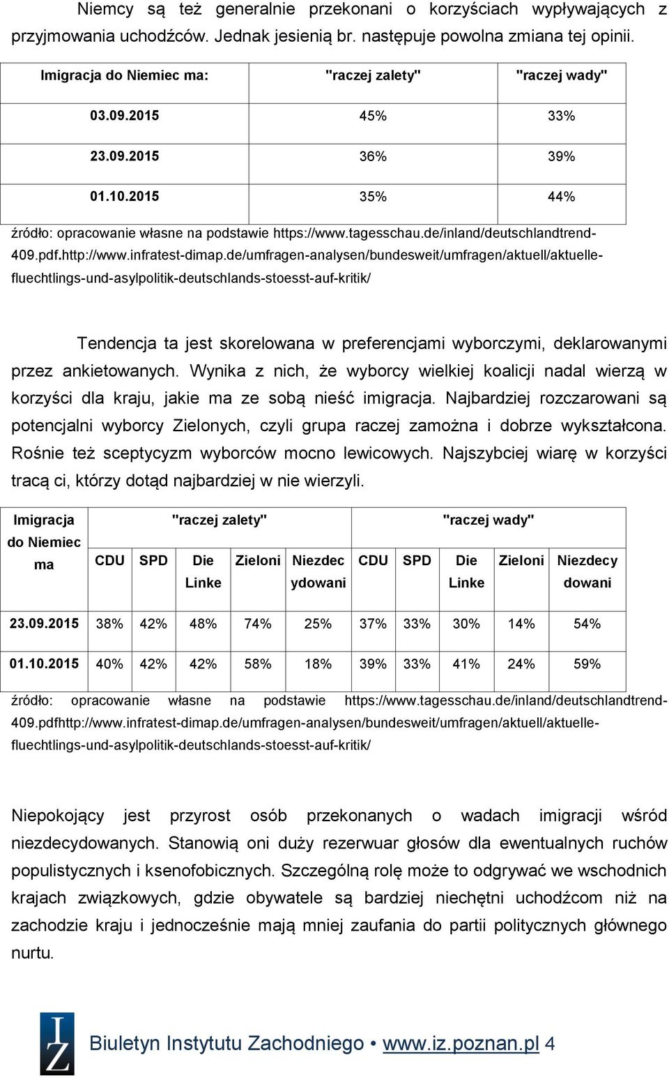 de/inland/deutschlandtrend- 409.pdf.http://www.infratest-dimap.