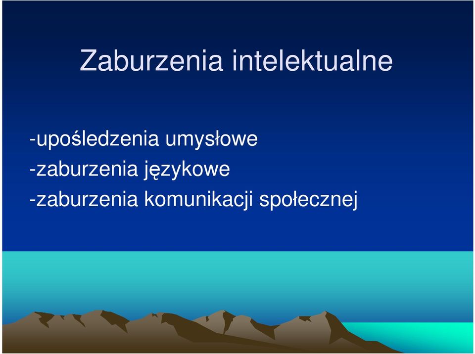 -zaburzenia językowe