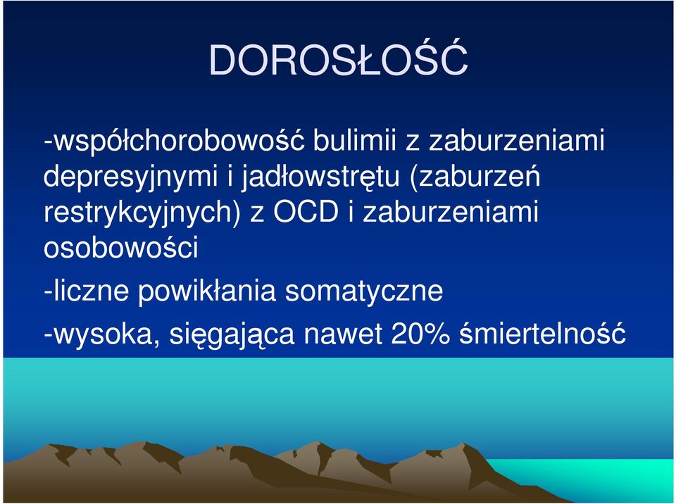 restrykcyjnych) z OCD i zaburzeniami osobowości