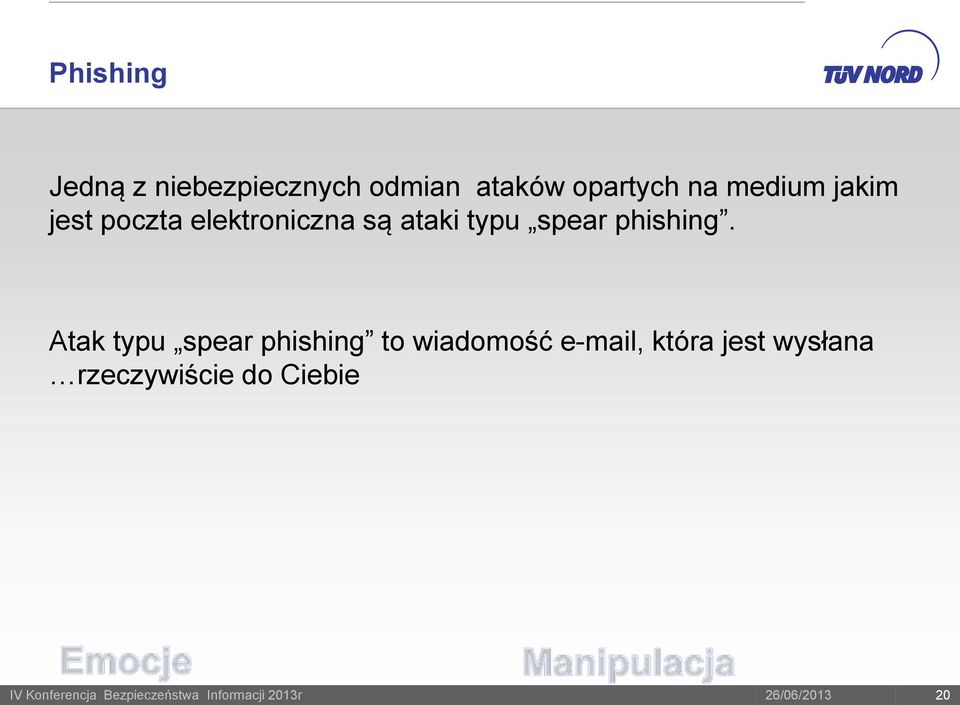 ataki typu spear phishing.