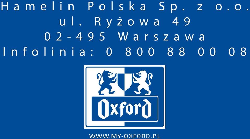 Warszawa Infolinia: 0