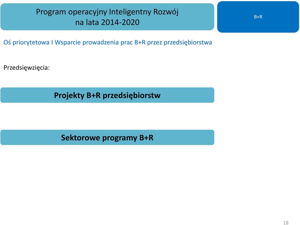 prowadzenia prac B+R przez przedsiębiorstwa