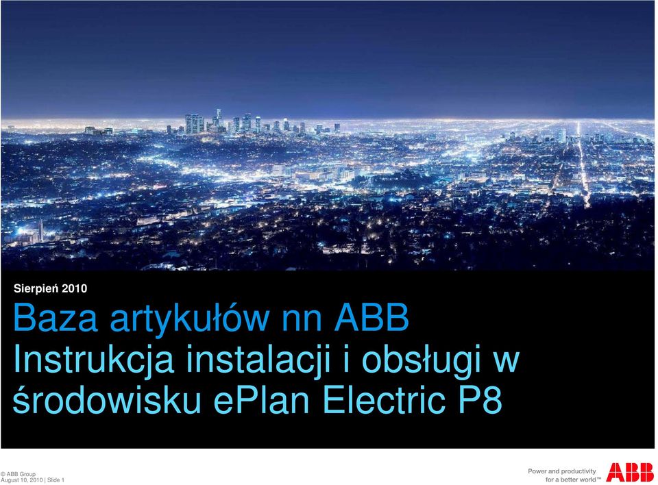 i obsługi w rodowisku eplan