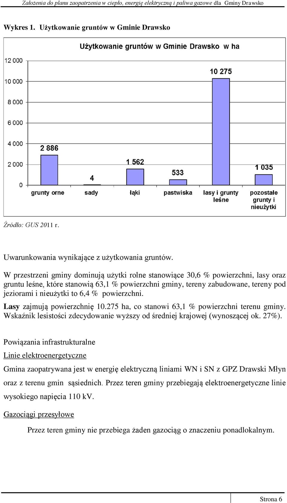 powierzchni. Lasy zajmują powierzchnię 10.275 ha, co stanowi 63,1 % powierzchni terenu gminy. Wskaźnik lesistości zdecydowanie wyższy od średniej krajowej (wynoszącej ok. 27%).