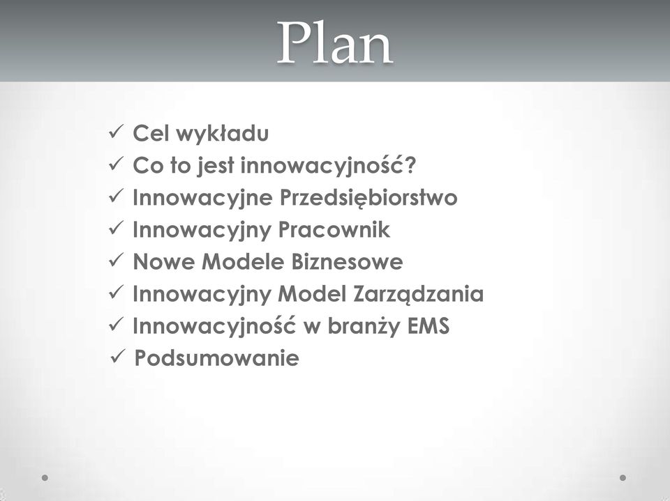 Pracownik Nowe Modele Biznesowe Innowacyjny