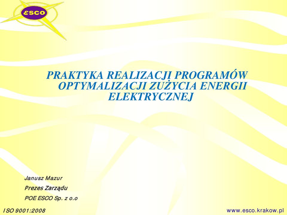 ELEKTRYCZNEJ Janusz Mazur
