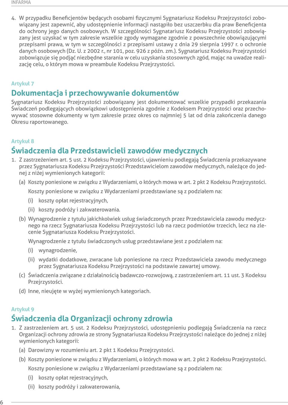 ochrony jego danych osobowych.