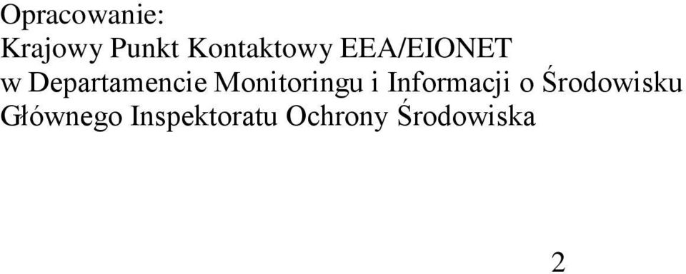 Departamencie Monitoringu i