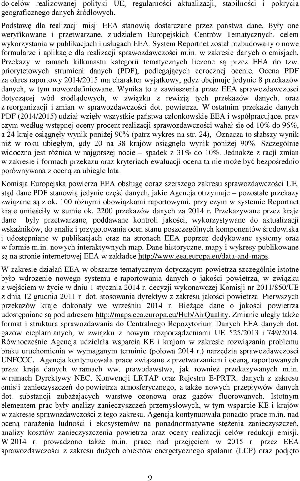 System Reportnet został rozbudowany o nowe formularze i aplikacje dla realizacji sprawozdawczości m.in. w zakresie danych o emisjach.