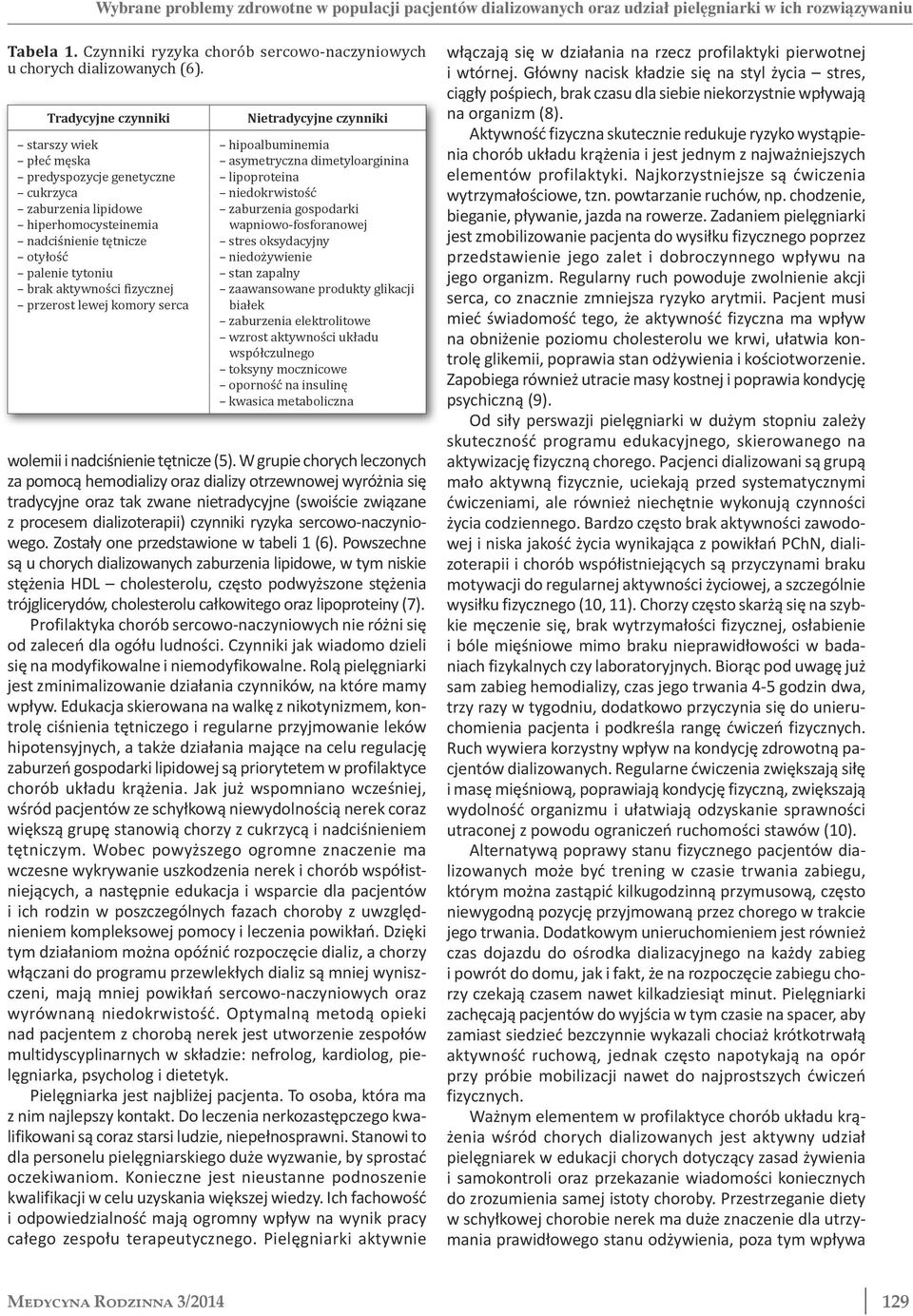 lewej komory serca Nietradycyjne czynniki hipoalbuminemia asymetryczna dimetyloarginina lipoproteina niedokrwistość zaburzenia gospodarki wapniowo-fosforanowej stres oksydacyjny niedożywienie stan