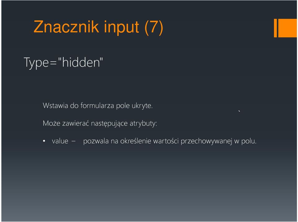 Może zawierać następujące atrybuty: