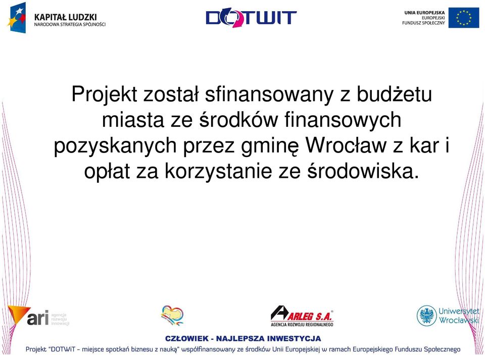 finansowych pozyskanych przez gminę