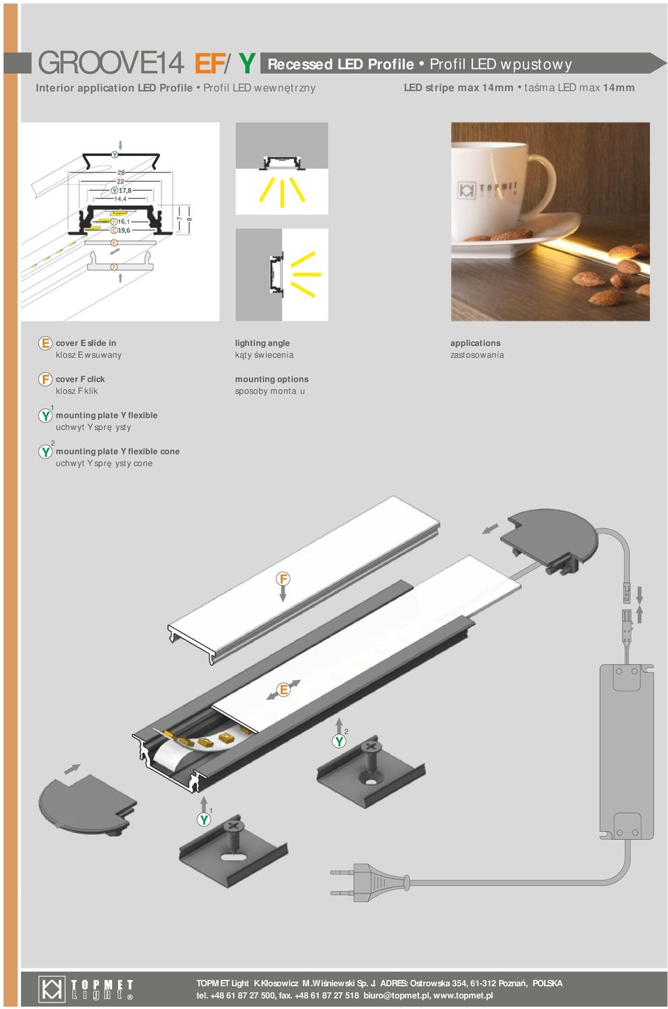 flexible uchwyt sprężysty mounting plate flexible cone uchwyt sprężysty cone F E TOPMET Light K.Kłosowicz M.