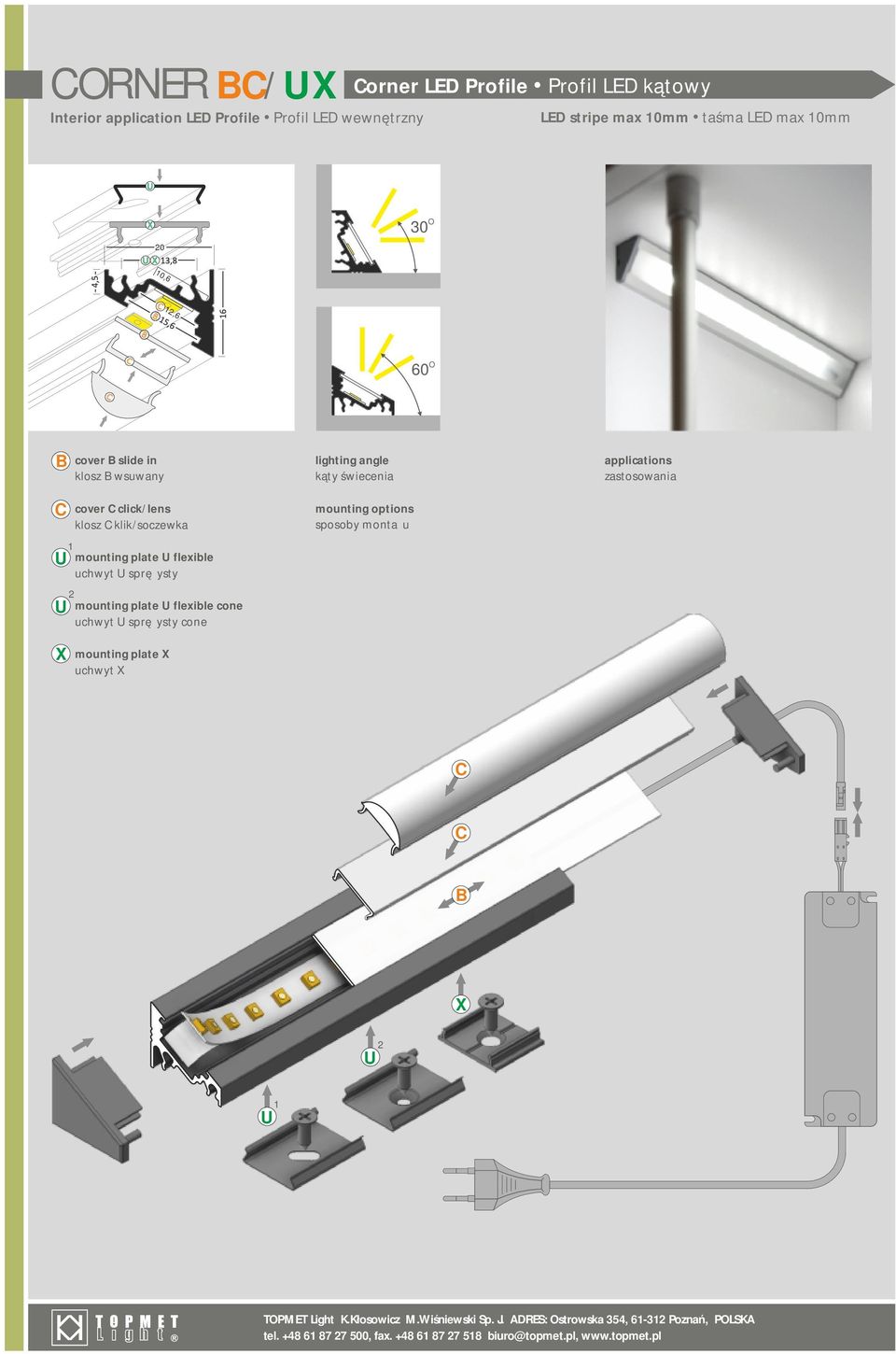 flexible uchwyt sprężysty mounting plate flexible cone uchwyt sprężysty cone mounting plate uchwyt TOPMET Light K.