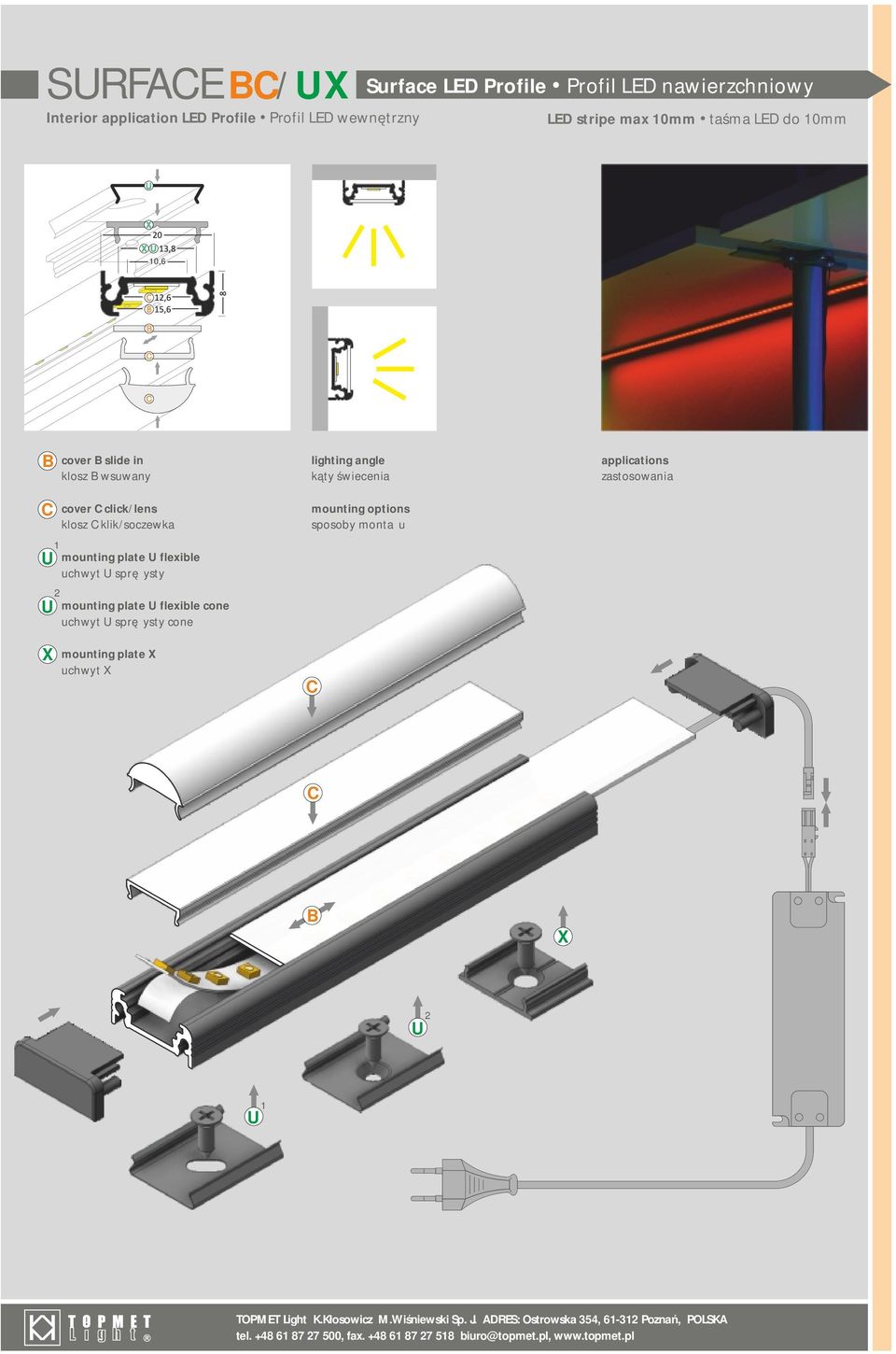 uchwyt sprężysty mounting plate flexible cone uchwyt sprężysty cone mounting plate uchwyt TOPMET Light K.Kłosowicz M.