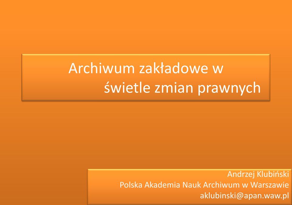 Klubioski Polska Akademia Nauk