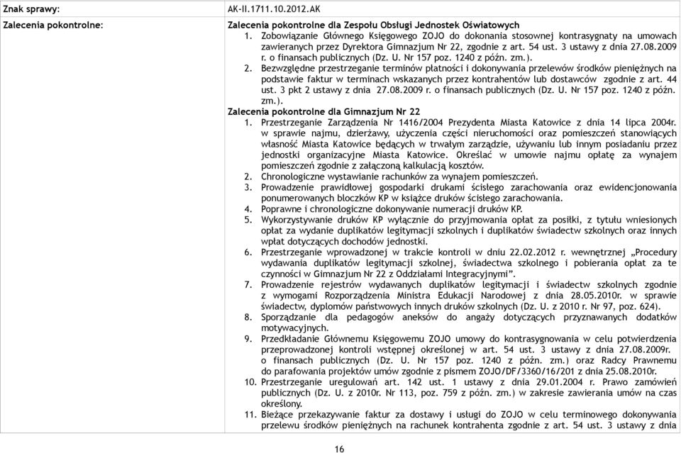 o finansach publicznych (Dz. U. Nr 157 poz. 1240 z późn. zm.). 2.
