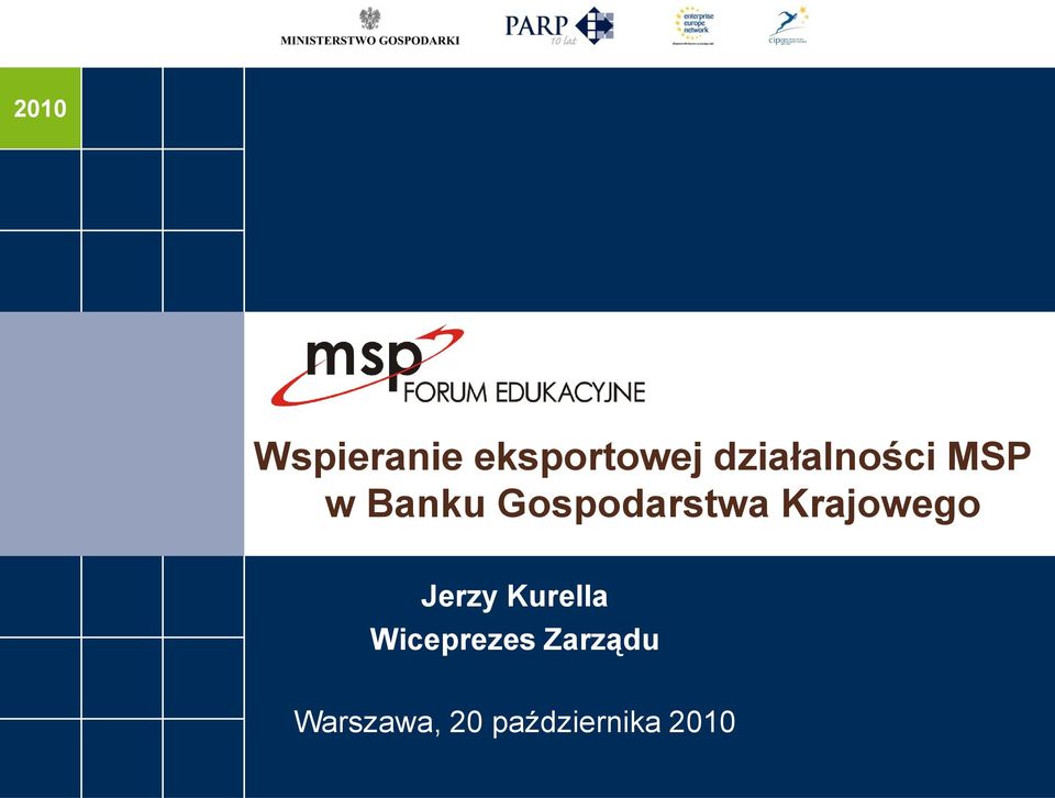 Gospodarstwa Krajowego Jerzy
