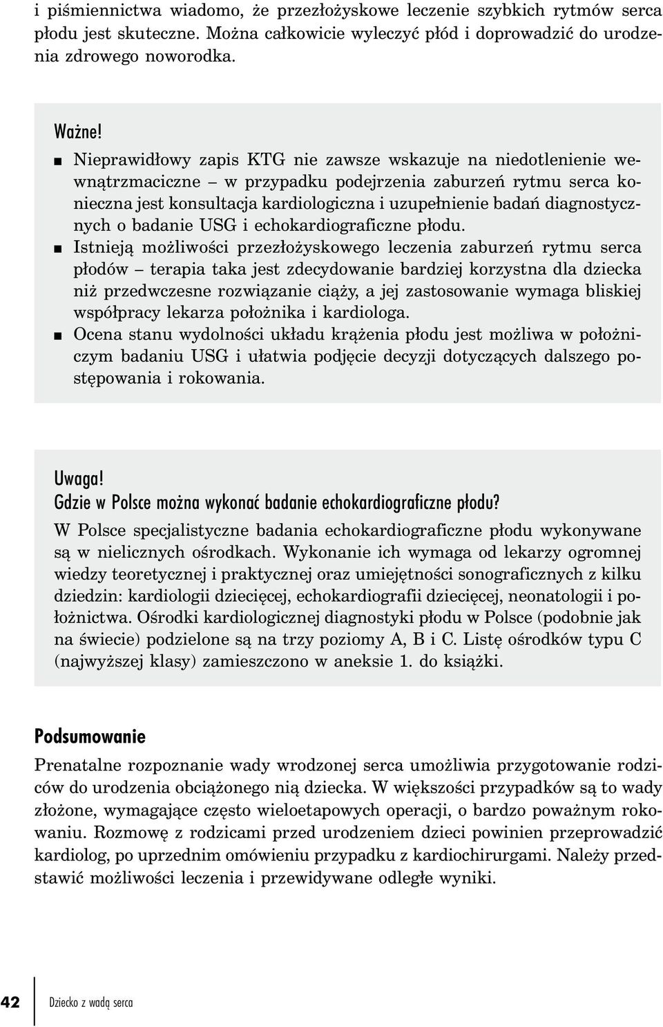 diagnostycznych o badanie USG i echokardiograficzne płodu.