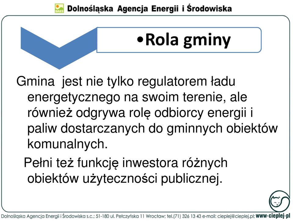 odbiorcy energii i paliw dostarczanych do gminnych obiektów
