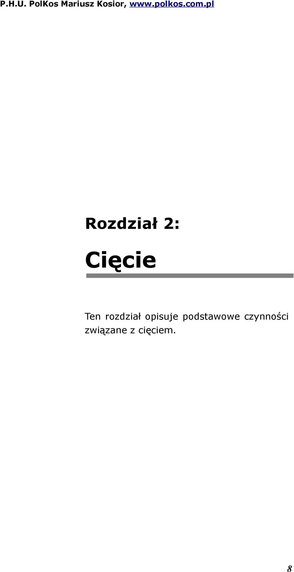 podstawowe czynności