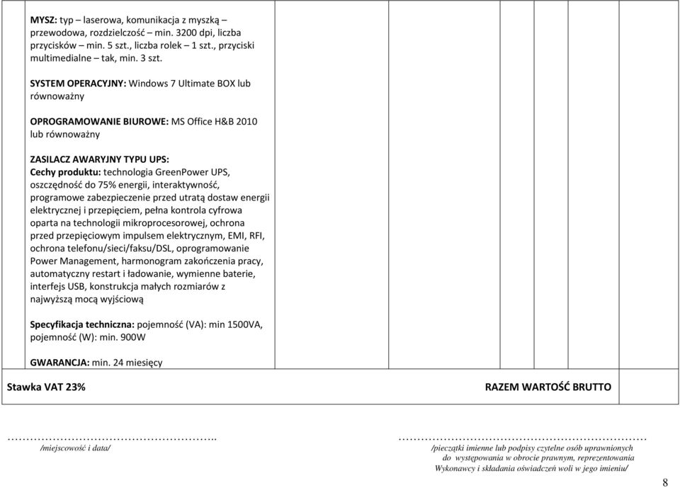 do 75% energii, interaktywność, programowe zabezpieczenie przed utratą dostaw energii elektrycznej i przepięciem, pełna kontrola cyfrowa oparta na technologii mikroprocesorowej, ochrona przed