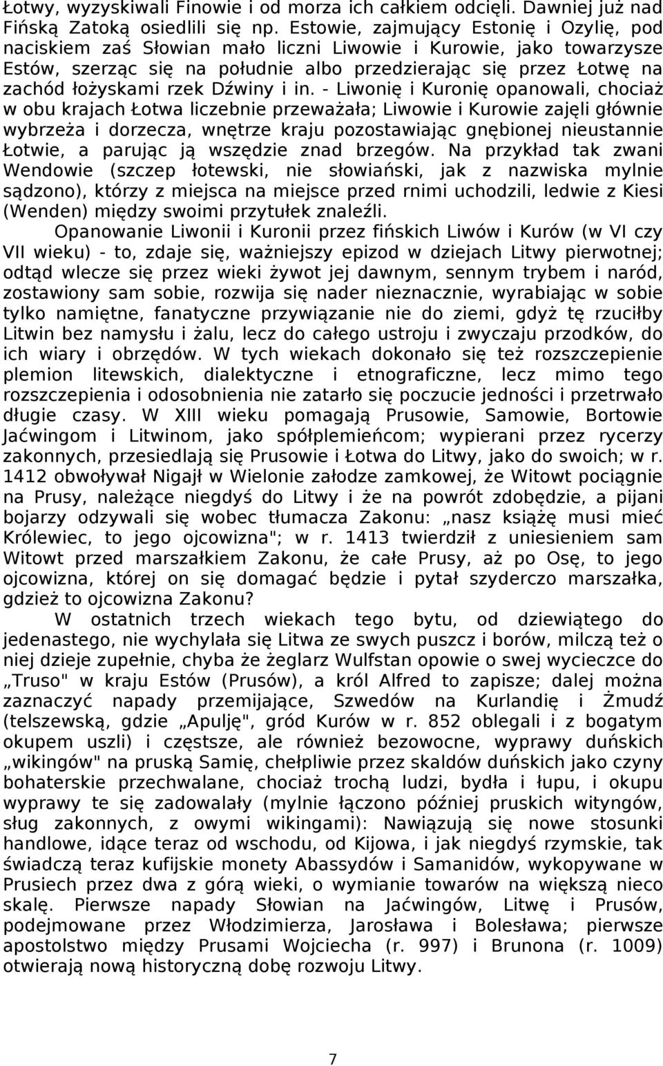 rzek Dźwiny i in.