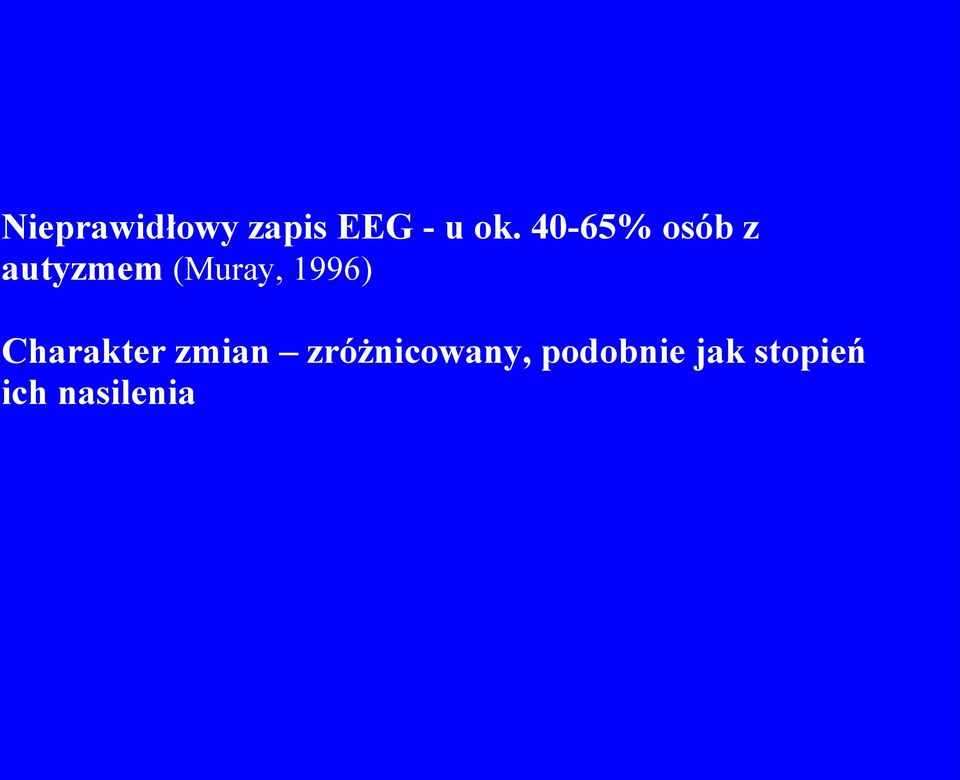 1996) Charakter zmian