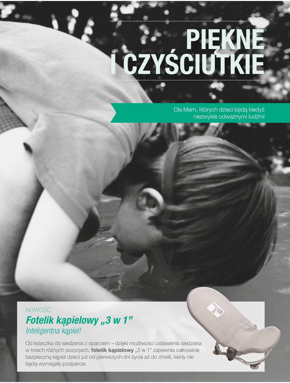 Od leżaczka do siedzenia z oparciem dzięki możliwości ustawienia siedziska w trzech różnych