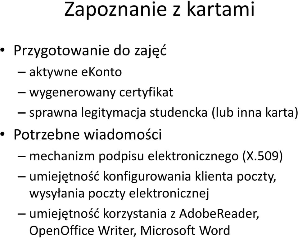 elektronicznego (X.