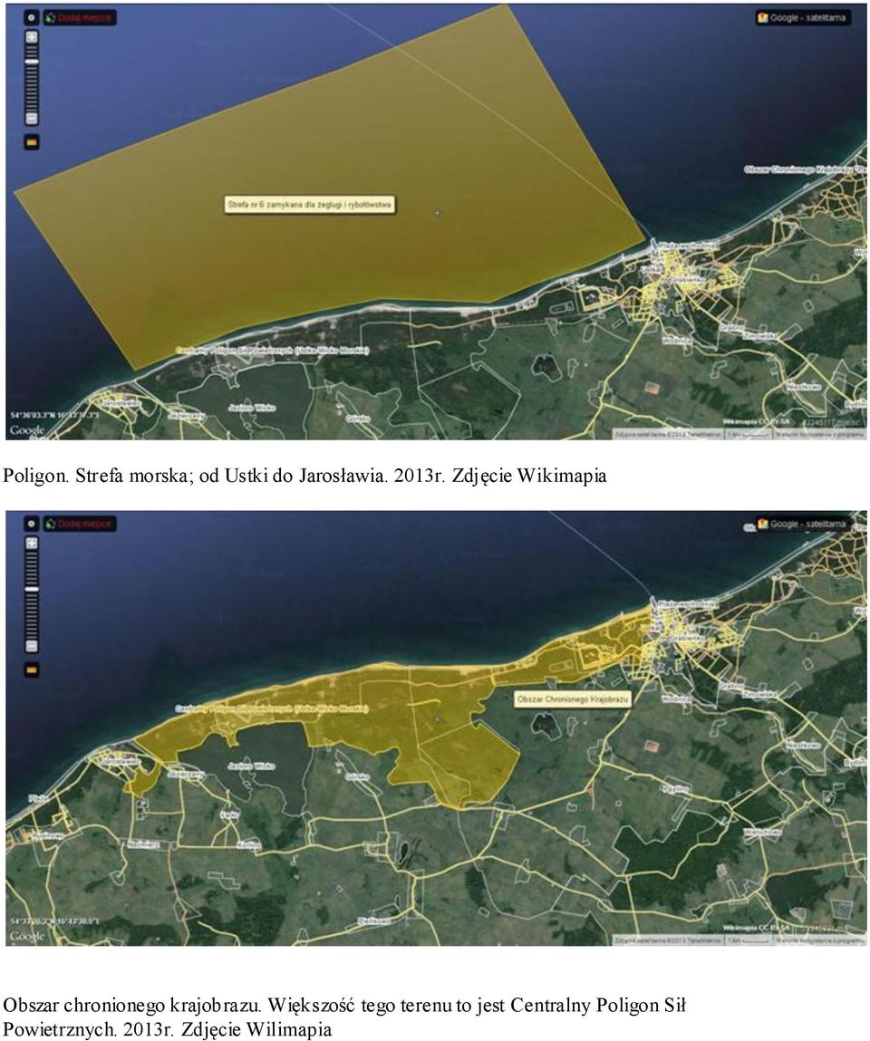 Zdjęcie Wikimapia Obszar chronionego krajobrazu.