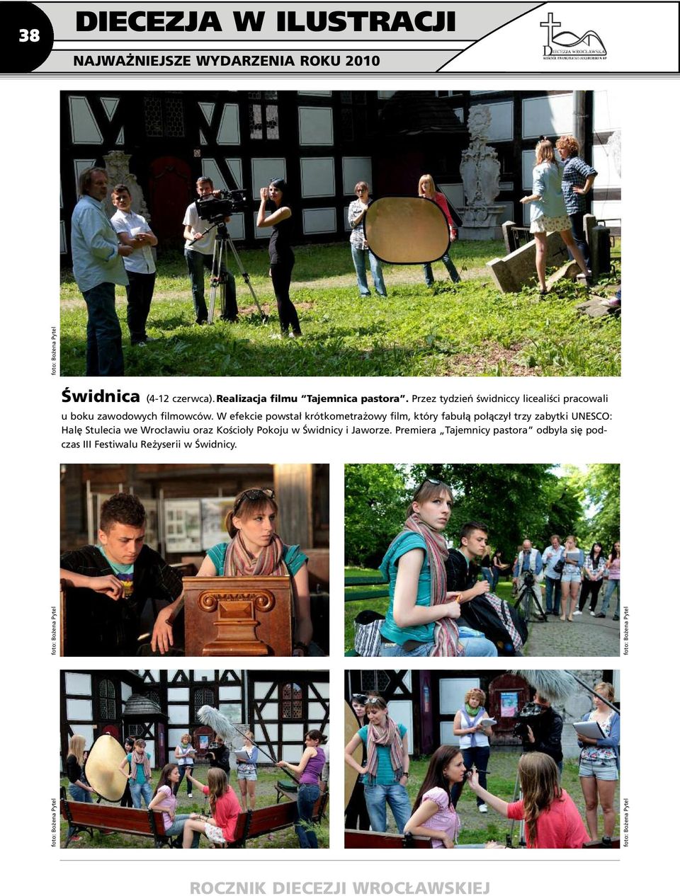 W efekcie powstał krótkometrażowy film, który fabułą połączył trzy zabytki UNESCO: Halę Stulecia we Wrocławiu oraz