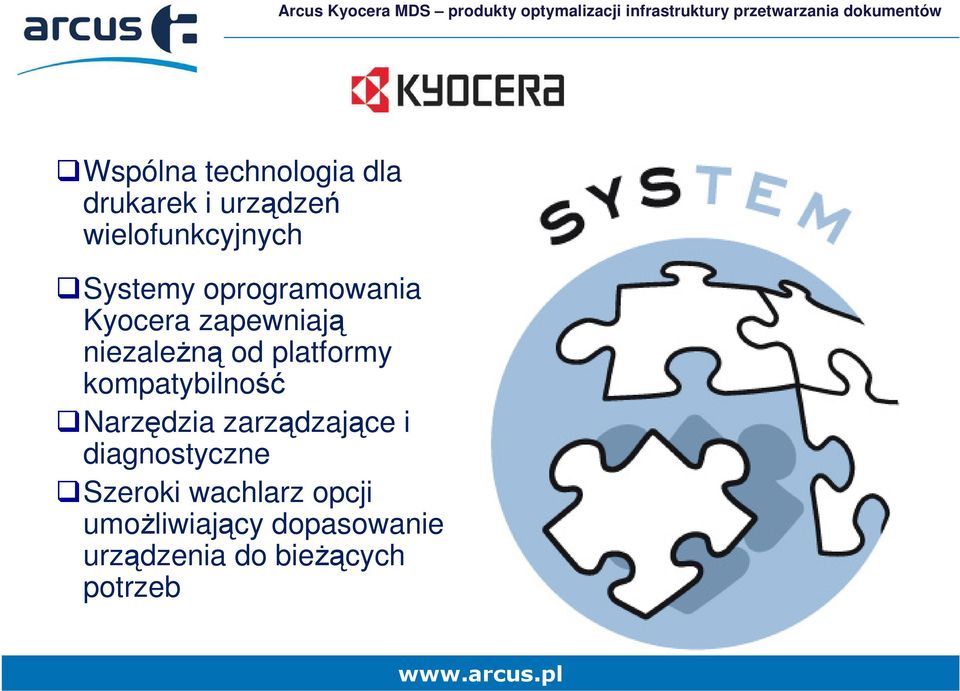 kompatybilność Narzędzia zarządzające i diagnostyczne Szeroki