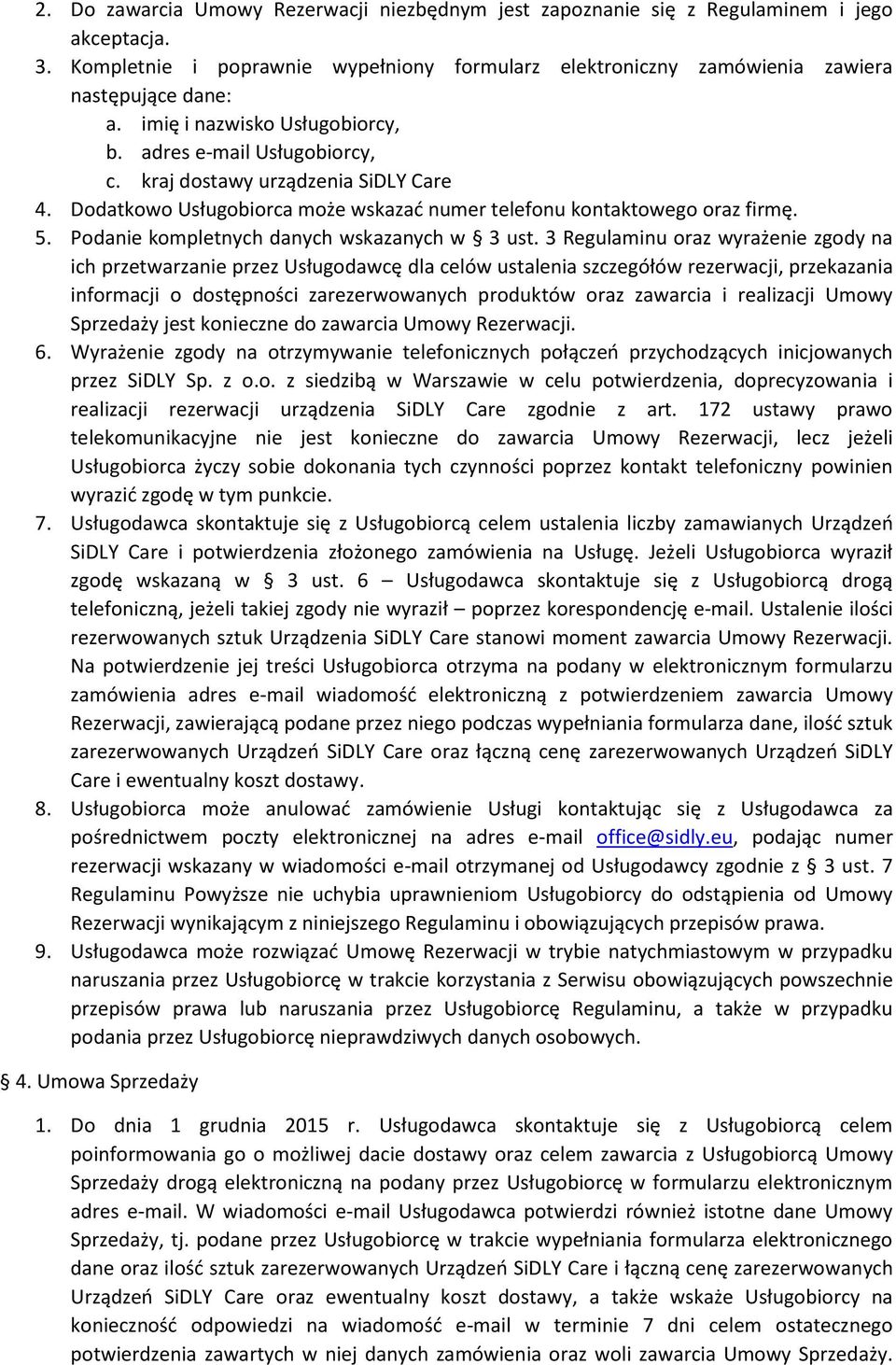 Podanie kompletnych danych wskazanych w 3 ust.