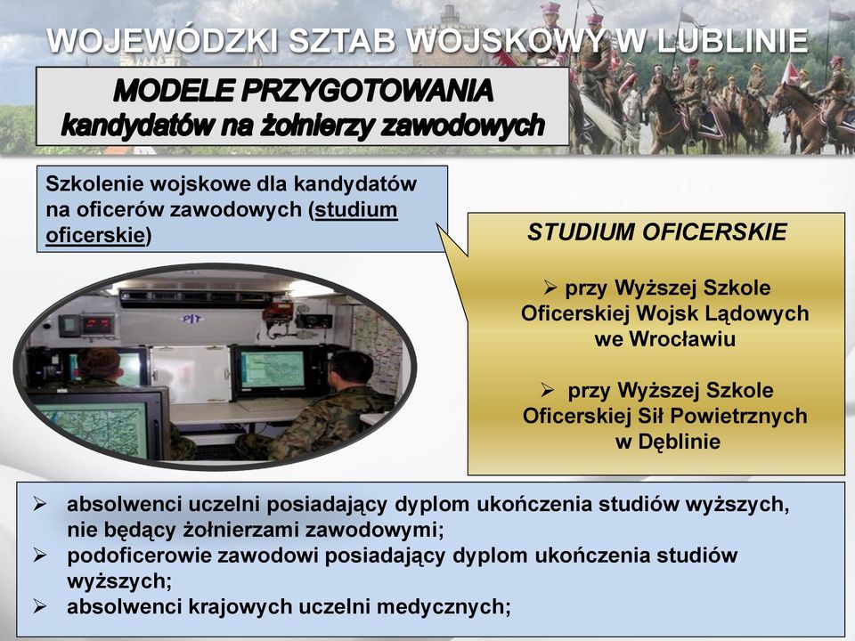 Dęblinie absolwenci uczelni posiadający dyplom ukończenia studiów wyższych, nie będący żołnierzami