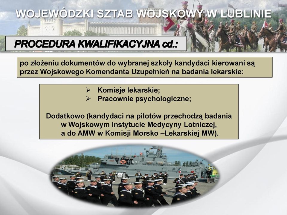 Pracownie psychologiczne; Dodatkowo (kandydaci na pilotów przechodzą badania