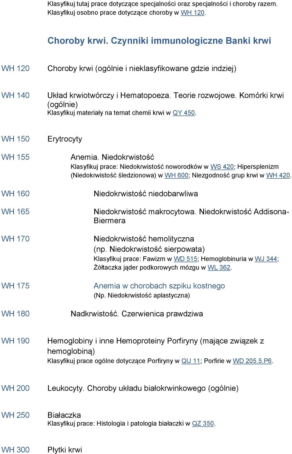 Komórki krwi (ogólnie) Klasyfikuj materiały na temat chemii krwi w QY 450. WH 150 WH 155 WH 160 WH 165 WH 170 WH 175 WH 180 Erytrocyty Anemia.