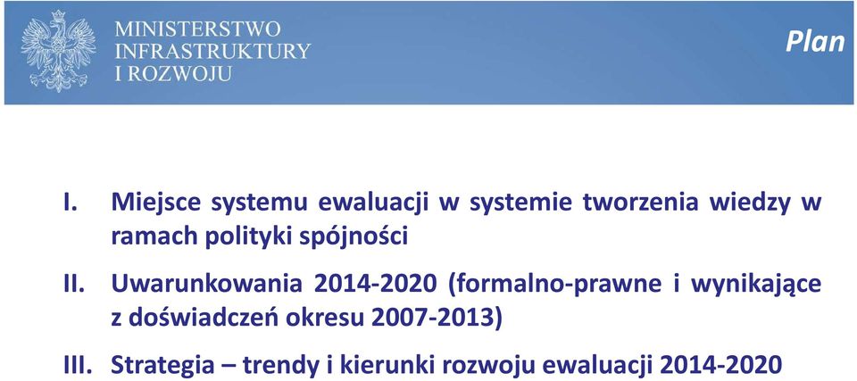 ramach polityki spójności II.